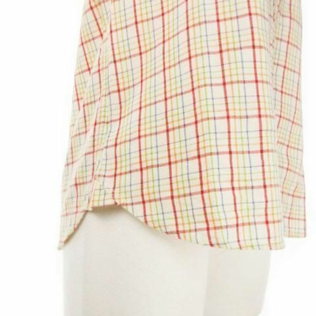 Spick & Span(スピックアンドスパン)のスピック&スパン ボタンダウンシャツ リネン混 ベージュ 210408IK10A レディースのトップス(シャツ/ブラウス(半袖/袖なし))の商品写真