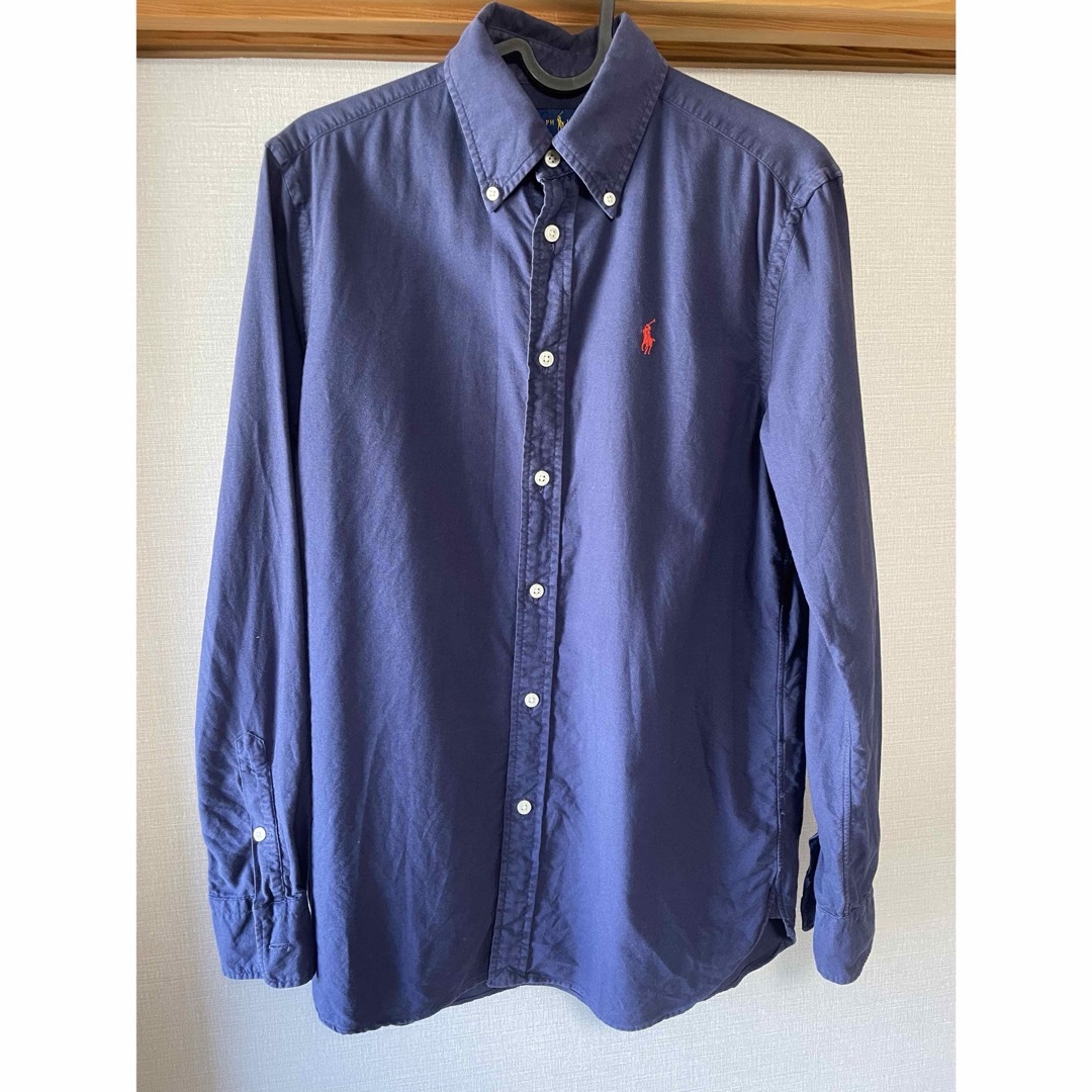 Ralph Lauren(ラルフローレン)のラルフローレン　シャツ　ネイビー レディースのトップス(シャツ/ブラウス(長袖/七分))の商品写真