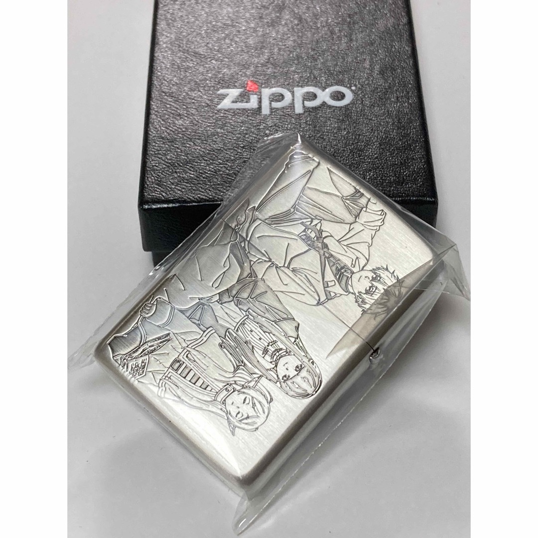 葬送のフリーレン A 新パーティー フェルン シュタルク シルバー ZIPPO エンタメ/ホビーのアニメグッズ(その他)の商品写真