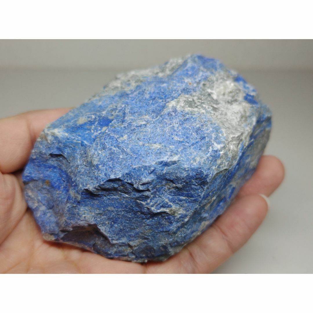ラピスラズリ ⑤ 557g 原石 鑑賞石 自然石 誕生石 鉱石 鉱物 宝石 水石