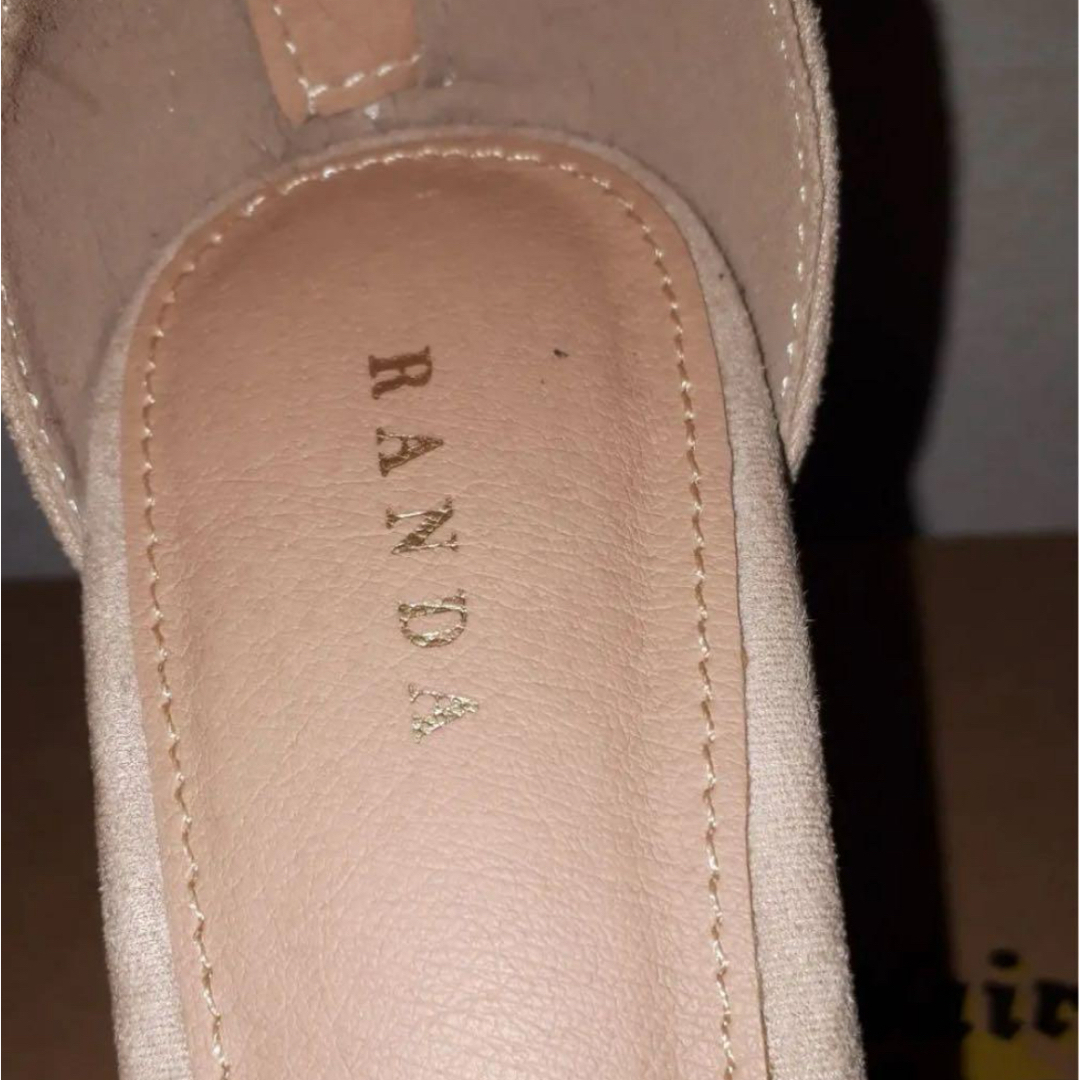 RANDA(ランダ)のRANDA ファー付きパンプス レディースの靴/シューズ(ハイヒール/パンプス)の商品写真