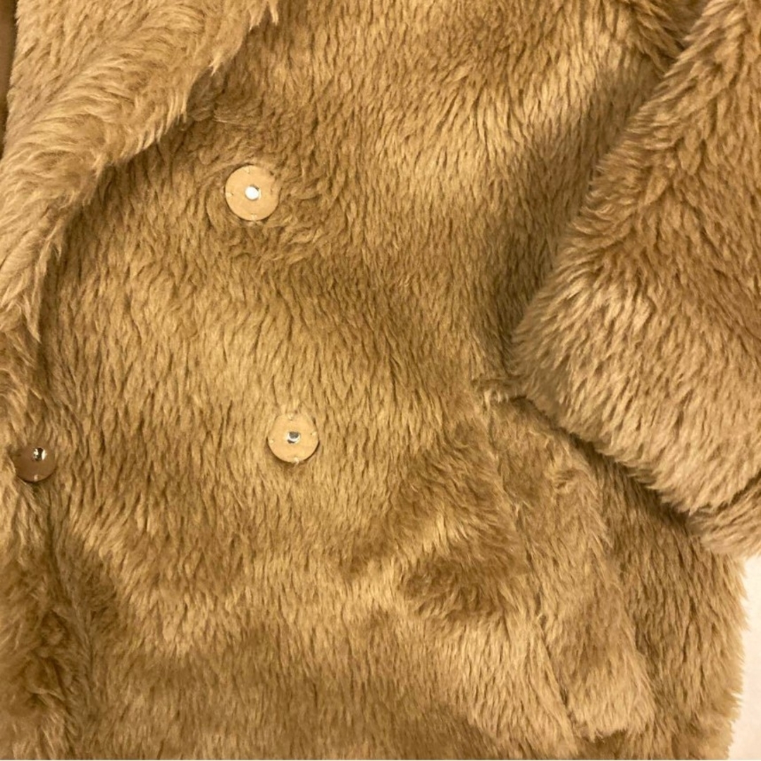 OPAQUE.CLIP(オペークドットクリップ)のテディベアコート　大草直子コラボ レディースのジャケット/アウター(ロングコート)の商品写真