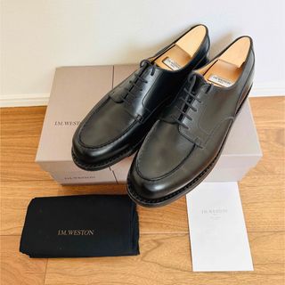 ジェーエムウエストン(J.M. WESTON)の⚫︎美品⚫︎ JM WESTON  golf ゴルフ　黒 8D(ドレス/ビジネス)