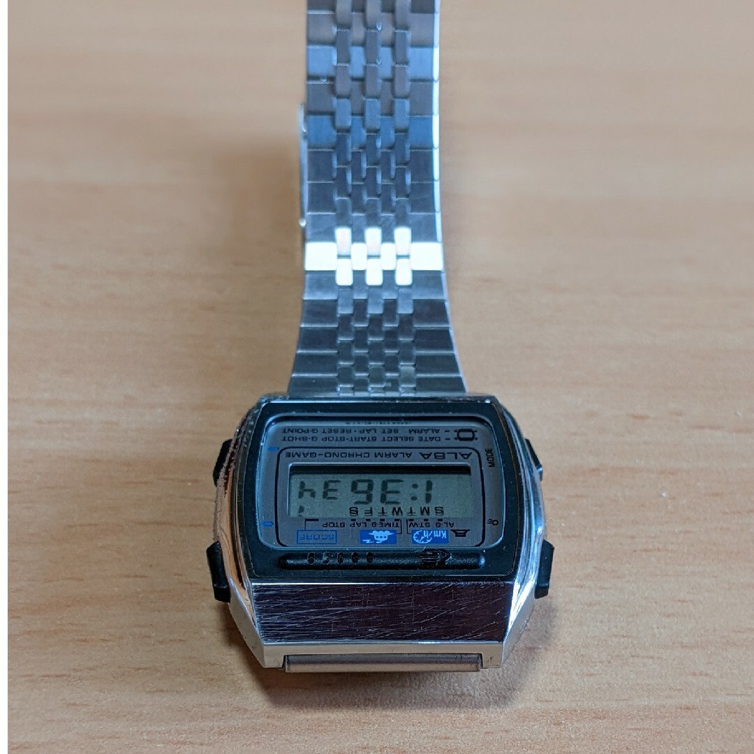 レトロ貴重品 SEIKO ALBA クロノゲーム インベーダー セイコー 腕時計