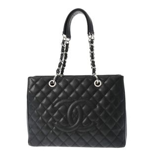 シャネル(CHANEL)のシャネル  GST グランドショッピングトート トートバッグ 黒(トートバッグ)