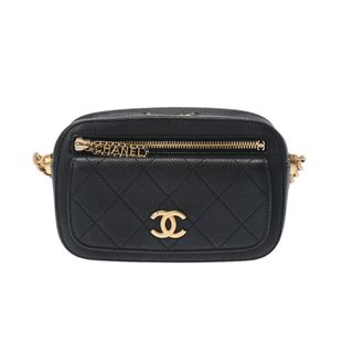 シャネル(CHANEL)の中古 シャネル CHANEL 29番台 レディース ショルダーバッグ ブラック /ゴールド金具 グレインドカーフスキン(ショルダーバッグ)