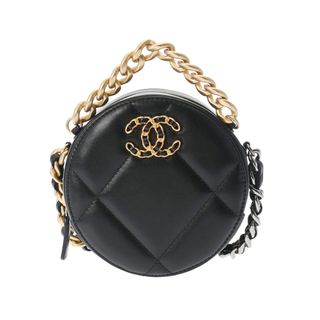 シャネル(CHANEL)のシャネル  ラウンド チェーンショルダー 2WAY ショルダーバッグ 黒(ショルダーバッグ)