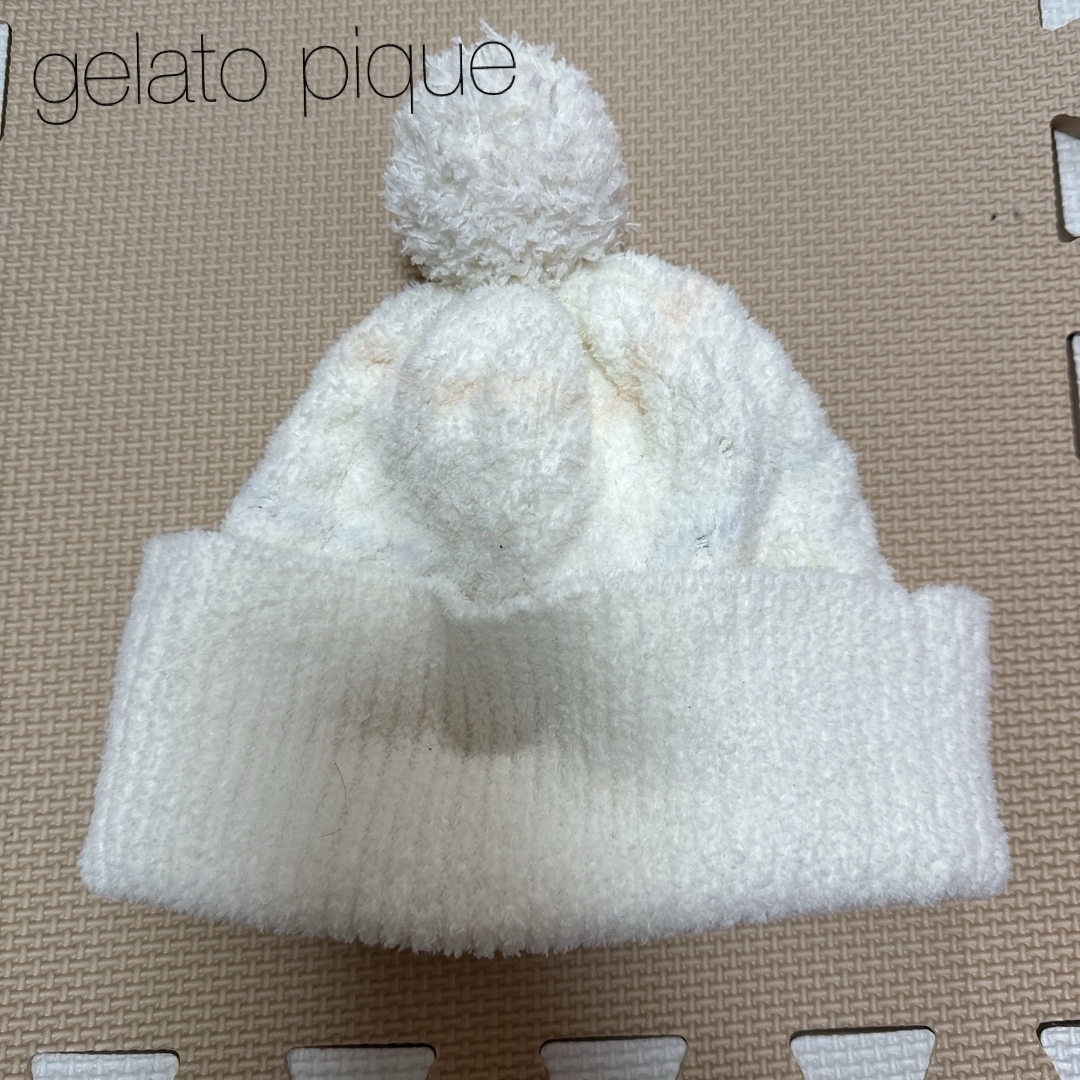 gelato pique(ジェラートピケ)のジェラートピケ ニット帽 キッズ ベビー キッズ/ベビー/マタニティのこども用ファッション小物(帽子)の商品写真