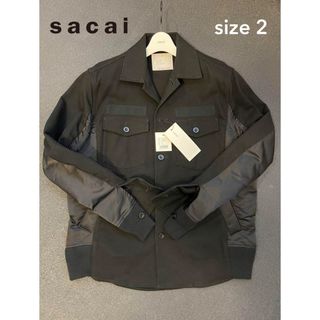 美品23SS Sacai サカイ ストライプ ジャケット 1222N▲99000円素材