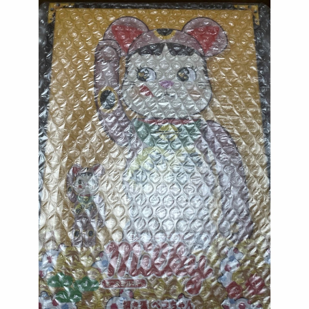 BE@RBRICK 招き猫 ペコちゃんダブル小判 桃金 100% & 400% BE@RBRICK 招き猫 ペコちゃんダブル小判 桃金 100% & 400%