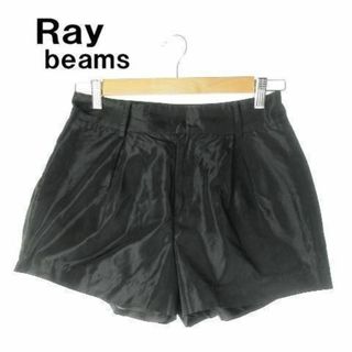 レイビームス(Ray BEAMS)のレイビームス ショートaパンツ 光沢感 1 黒 210225MN1A(ショートパンツ)