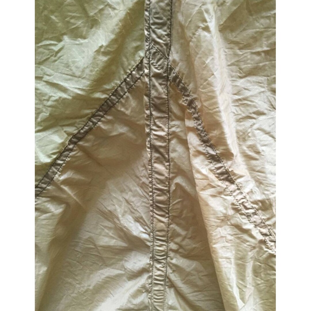 vintage 自衛隊 放出品 パラシュート 薄いマスタード/イエロー vintage 自衛隊 放出品 パラシュート 薄いマスタード/イエロー