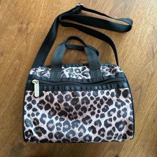 レスポートサック(LeSportsac)のレスポートサック　レオパードボストンバッグ(ショルダーバッグ)