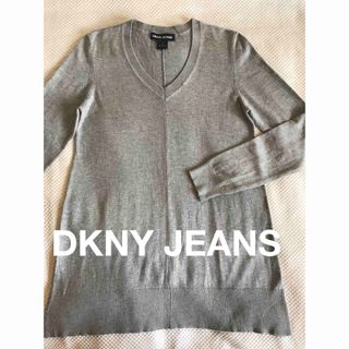 ダナキャランニューヨーク(DKNY)のDKNY JEANS★洗濯可★Vネック ニット★Aライン(ニット/セーター)