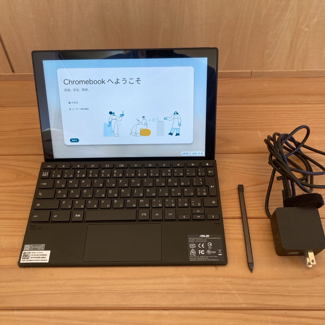 PC/タブレットASUS Chromebook クロームブック Detachable CM3