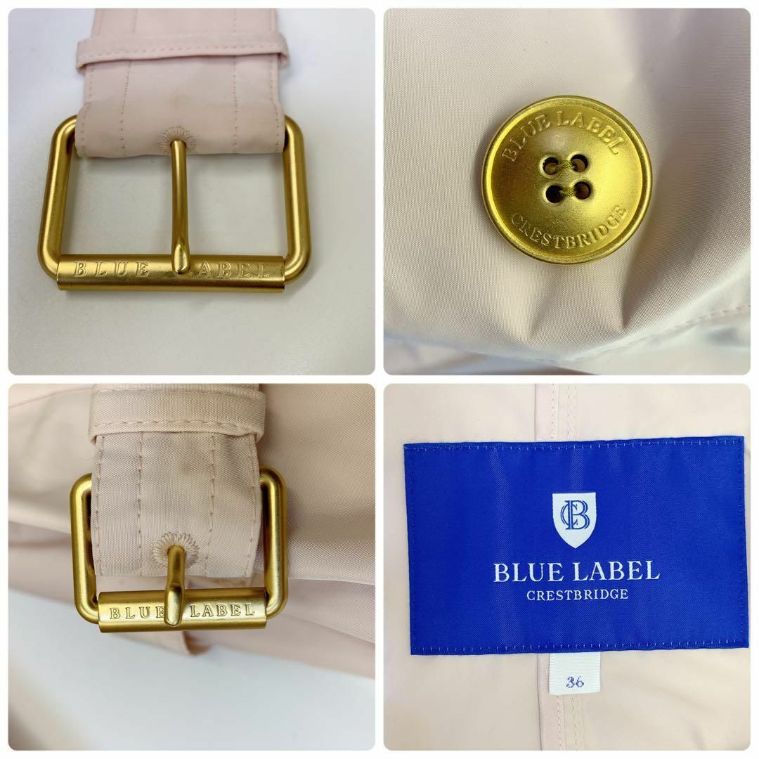 BLUE LABEL CRESTBRIDGE(ブルーレーベルクレストブリッジ)の3054 BLUE LABEL ブルーレーベル クレストブリッジ レインコート レディースのジャケット/アウター(トレンチコート)の商品写真