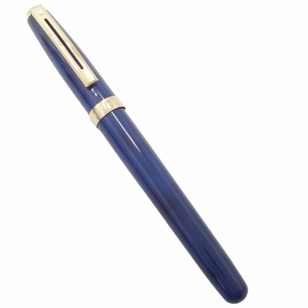 SHEAFFER(シェーファー)のSHEAFFER シェーファー F/細字 万年筆 真鍮 ブルー/180251【中古】 インテリア/住まい/日用品の文房具(その他)の商品写真