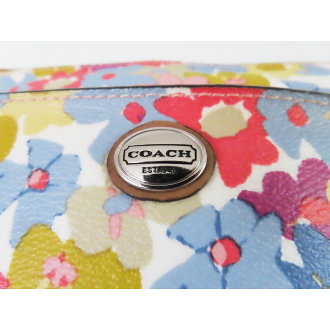 COACH(コーチ)のK02 COACH コーチ フラワー PVC/レザー ショルダーバッグ マルチカラー F51215 レディースのバッグ(ショルダーバッグ)の商品写真