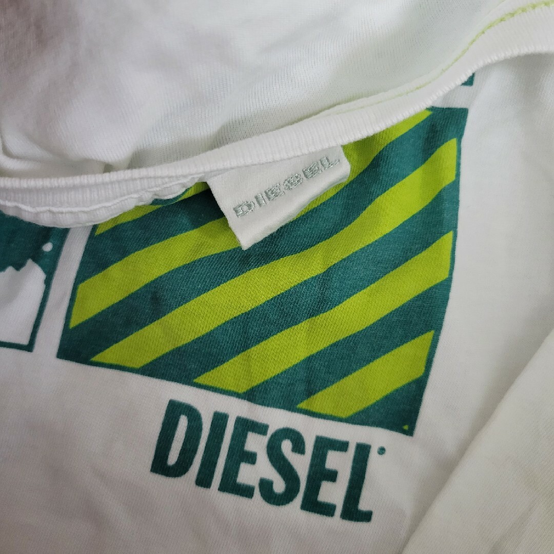 DIESEL(ディーゼル)のDIESEL　白ロンT　シャツ　110 キッズ/ベビー/マタニティのキッズ服男の子用(90cm~)(Tシャツ/カットソー)の商品写真