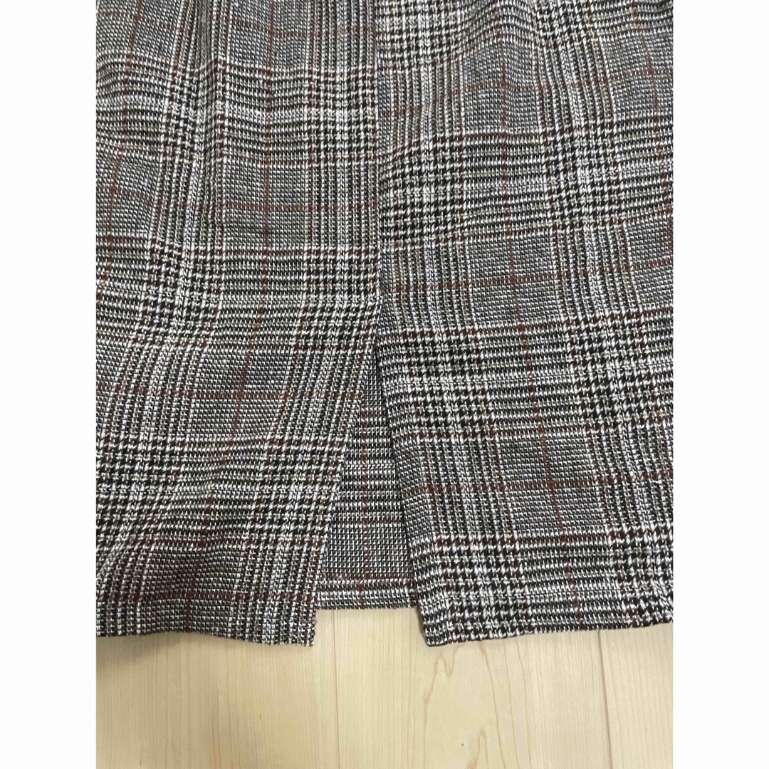 GRL(グレイル)のグレイル　ベルト付ツイードグレンチェックタイトスカート[nr283a] レディースのスカート(ロングスカート)の商品写真