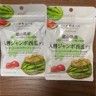 ニッポンエールグミ　入善ジャンボスイカ　2個セット(菓子/デザート)