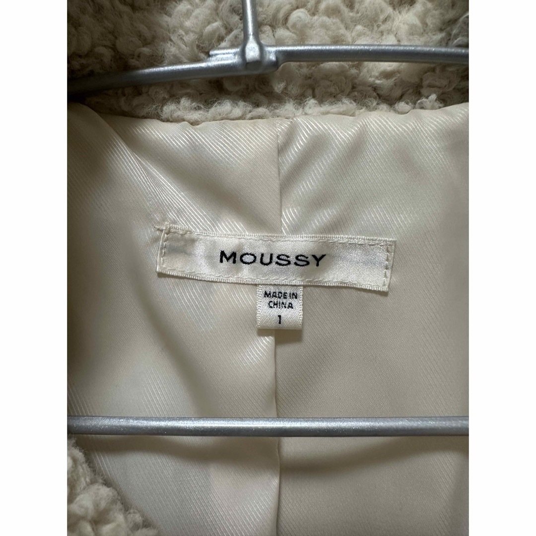 moussy(マウジー)のmoussy ボアブルゾン　ボアコート レディースのジャケット/アウター(毛皮/ファーコート)の商品写真