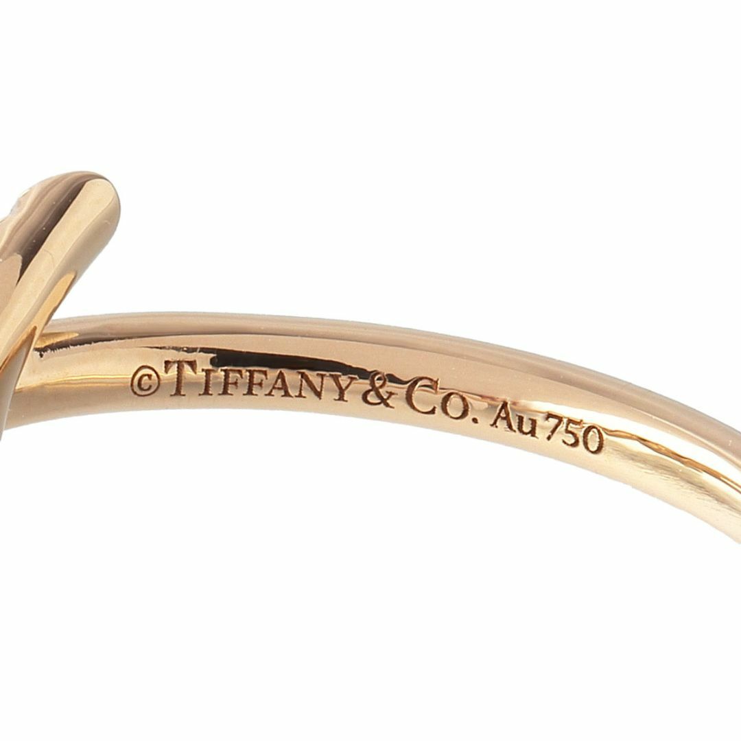 Tiffany & Co.(ティファニー)のティファニー 現行モデル ノット ダイヤ リング 約15号 AU750YG  新品仕上げ済 TIFFANY【15664】 レディースのアクセサリー(リング(指輪))の商品写真