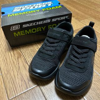 スケッチャーズ(SKECHERS)のスケッチャーズ　スニーカー　メモリーフォーム　黒　18cm(スニーカー)