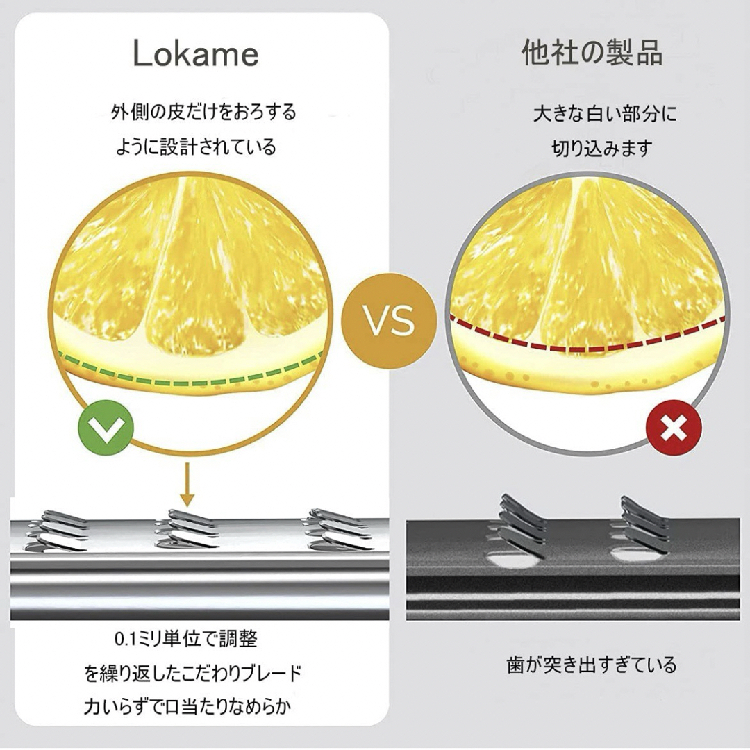 フードグレーター チーズグレーター おろし金 チーズ オレンジ おろし器 チーズ インテリア/住まい/日用品のキッチン/食器(調理道具/製菓道具)の商品写真