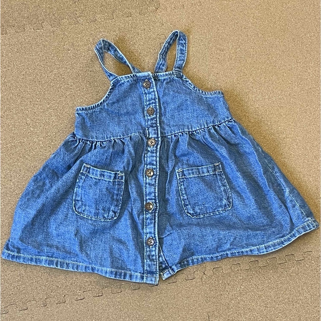 babyGAP(ベビーギャップ)のGAP  デニムワンピース　 キッズ/ベビー/マタニティのベビー服(~85cm)(ワンピース)の商品写真