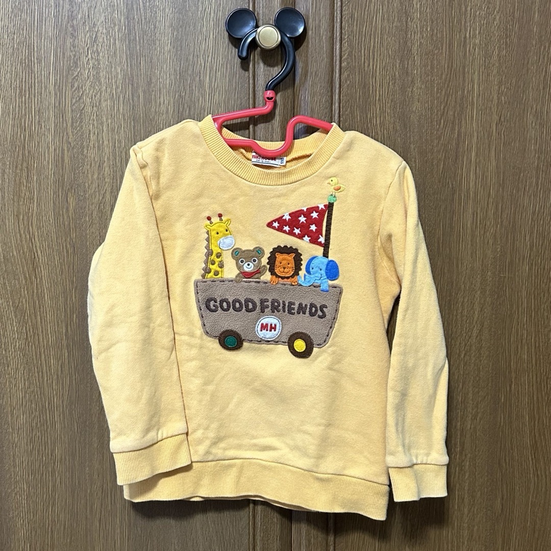 ミキハウス　110 トレーナー　 キッズ/ベビー/マタニティのキッズ服男の子用(90cm~)(Tシャツ/カットソー)の商品写真