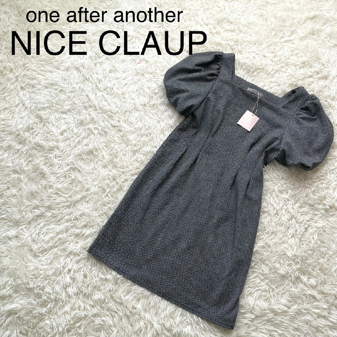 one after another NICE CLAUP(ワンアフターアナザーナイスクラップ)の【新品タグ付き】 NICE CLAUP　 ナイスクラップ　ワンピース  フリー レディースのワンピース(ひざ丈ワンピース)の商品写真