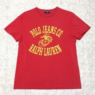 ポロラルフローレン(POLO RALPH LAUREN)のPOLO JEANS ラルフローレン　USMC ロゴ　プリント　Tシャツ(Tシャツ/カットソー(半袖/袖なし))