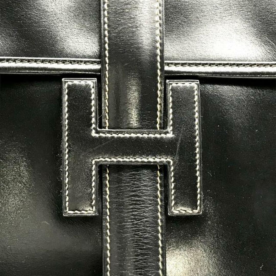 Hermes(エルメス)のHERMES エルメス Bカーフ ジジェGM クラッチ バッグ ブラック 良品 k1270 レディースのバッグ(クラッチバッグ)の商品写真