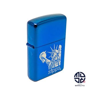 ジッポー(ZIPPO)のZIPPO ジッポ 自由の女神 ブルー ライター ※ポスト投稿でのご発送になります。(その他)