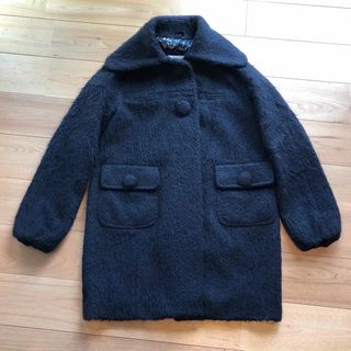 モンクレール(MONCLER)のモンクレール MONCLER アルパカダウンコート 黒 0(ダウンコート)