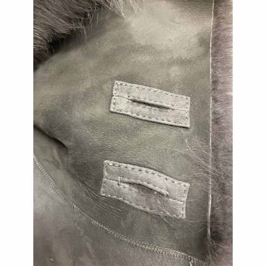 SONIA RYKIEL(ソニアリキエル)のソニアリキエル　ムートンコート　グレイ レディースのジャケット/アウター(ムートンコート)の商品写真