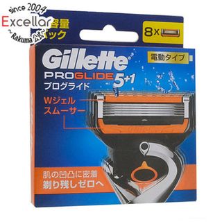 ジレット(Gillette)の【新品訳あり(箱きず・やぶれ)】 ジレット　プログライド 電動タイプ 替刃8個入(メンズシェーバー)