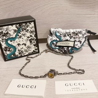 グッチ(Gucci)のGUCCI ネックレス キューブスクエアG(ネックレス)