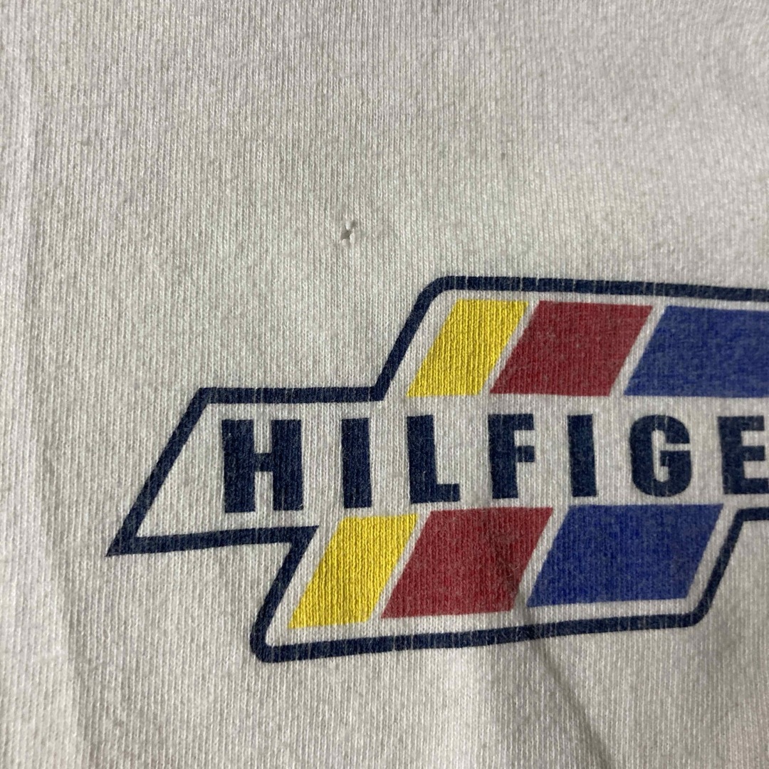 TOMMY HILFIGER(トミーヒルフィガー)の【90sUSA製】トミーヒルフィガー Vネック　ビンテージTシャツ　グランジ メンズのトップス(Tシャツ/カットソー(半袖/袖なし))の商品写真