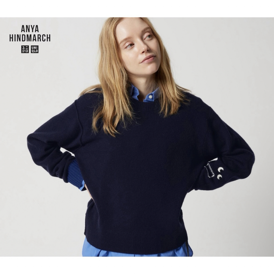 ANYA HINDMARCH(アニヤハインドマーチ)の【中古】ANYA HINDMARCH×UNIQLO レディースのトップス(ニット/セーター)の商品写真