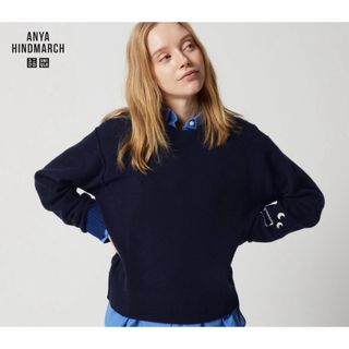 アニヤハインドマーチ(ANYA HINDMARCH)の【中古】ANYA HINDMARCH×UNIQLO(ニット/セーター)