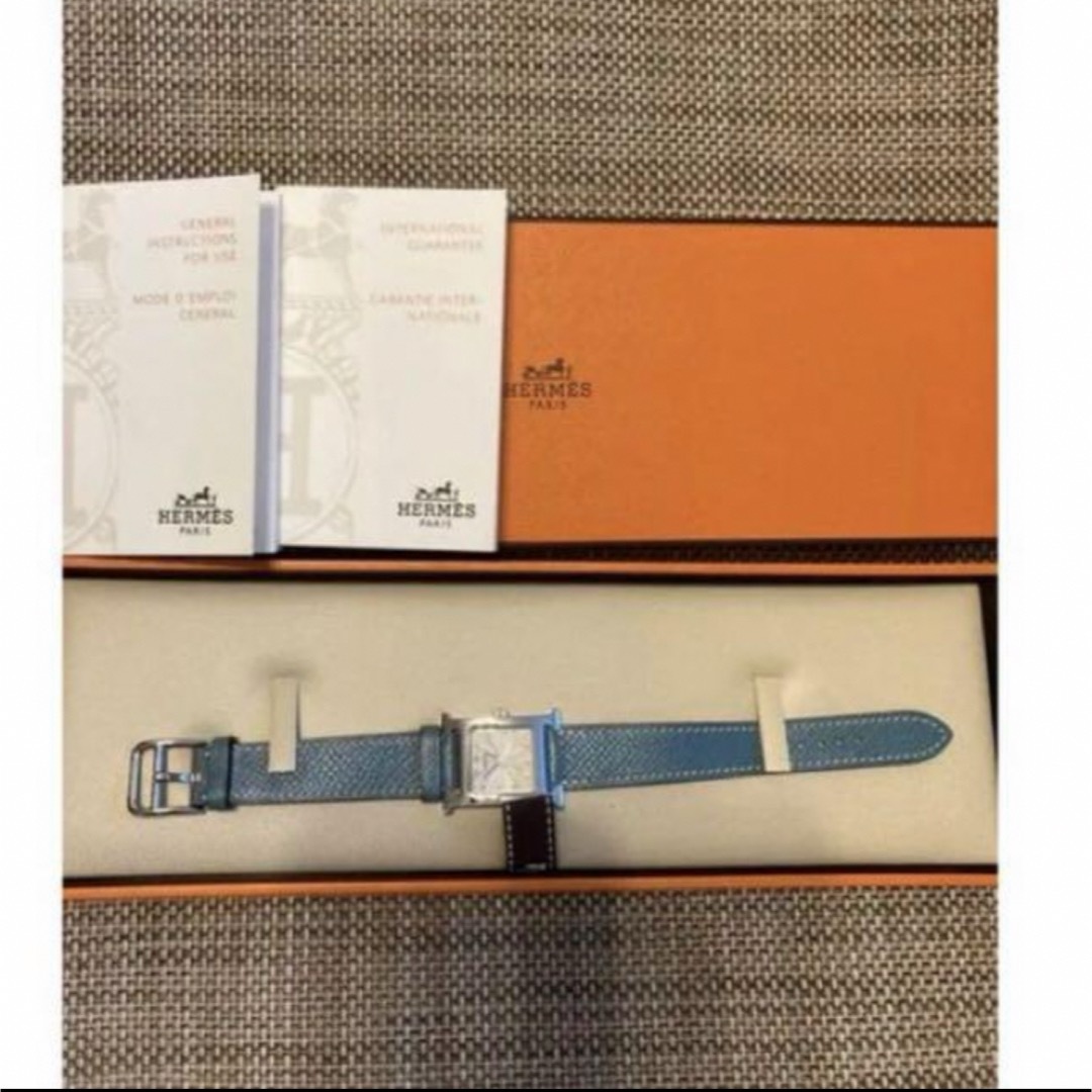 Hermes(エルメス)の美品　エルメス　Hウォッチ　PM  21×21 レディースのファッション小物(腕時計)の商品写真