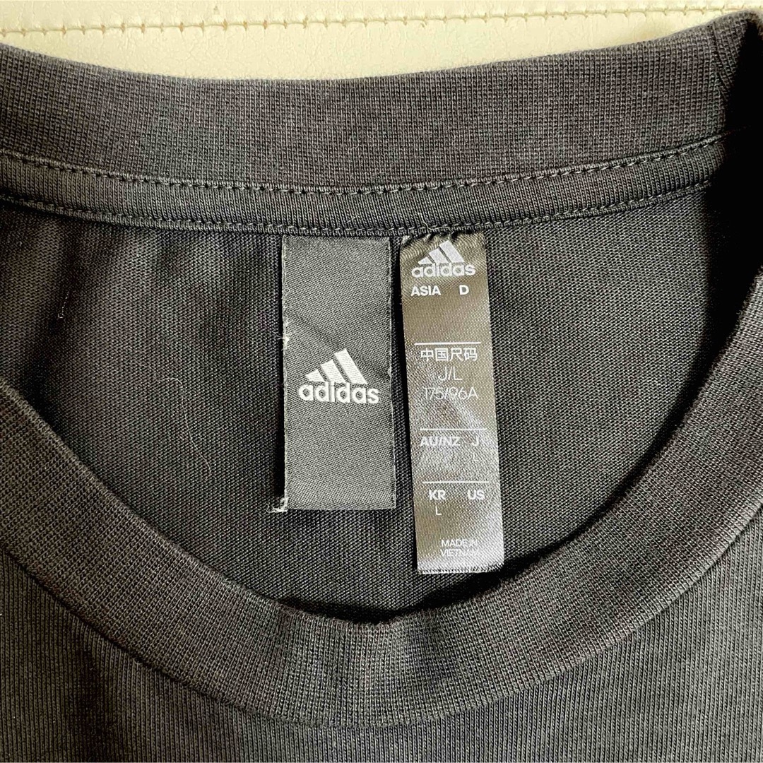 adidas(アディダス)のadidas スリーストライプ ロンT メンズのトップス(Tシャツ/カットソー(七分/長袖))の商品写真