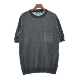 サイベーシックス(SCYE BASICS)のSCYE BASICS ニット・セーター 38(S位) チャコールグレー 【古着】【中古】(ニット/セーター)