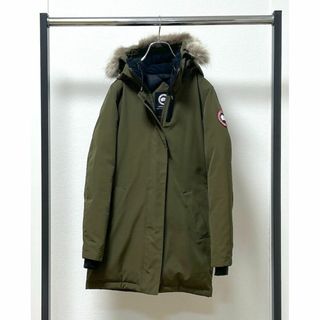 カナダグース(CANADA GOOSE)の正規品CANADAGOOSEカナダグース /ダウンコート/カーキXS(ダウンジャケット)