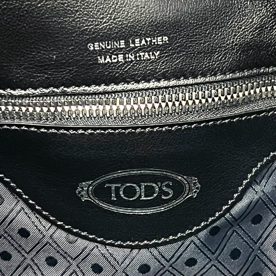 TOD'S(トッズ)の極美品　トッズ　バッグ　ダブルT　トート　デニム　2WAY　ショルダー レディースのバッグ(トートバッグ)の商品写真