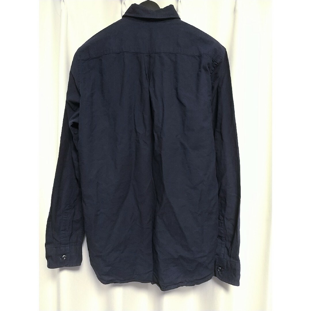 HARE(ハレ)のHARE 切り替え 長袖シャツ Ｍサイズ ハレ ネイビー グレー 日本製 古着 メンズのトップス(シャツ)の商品写真