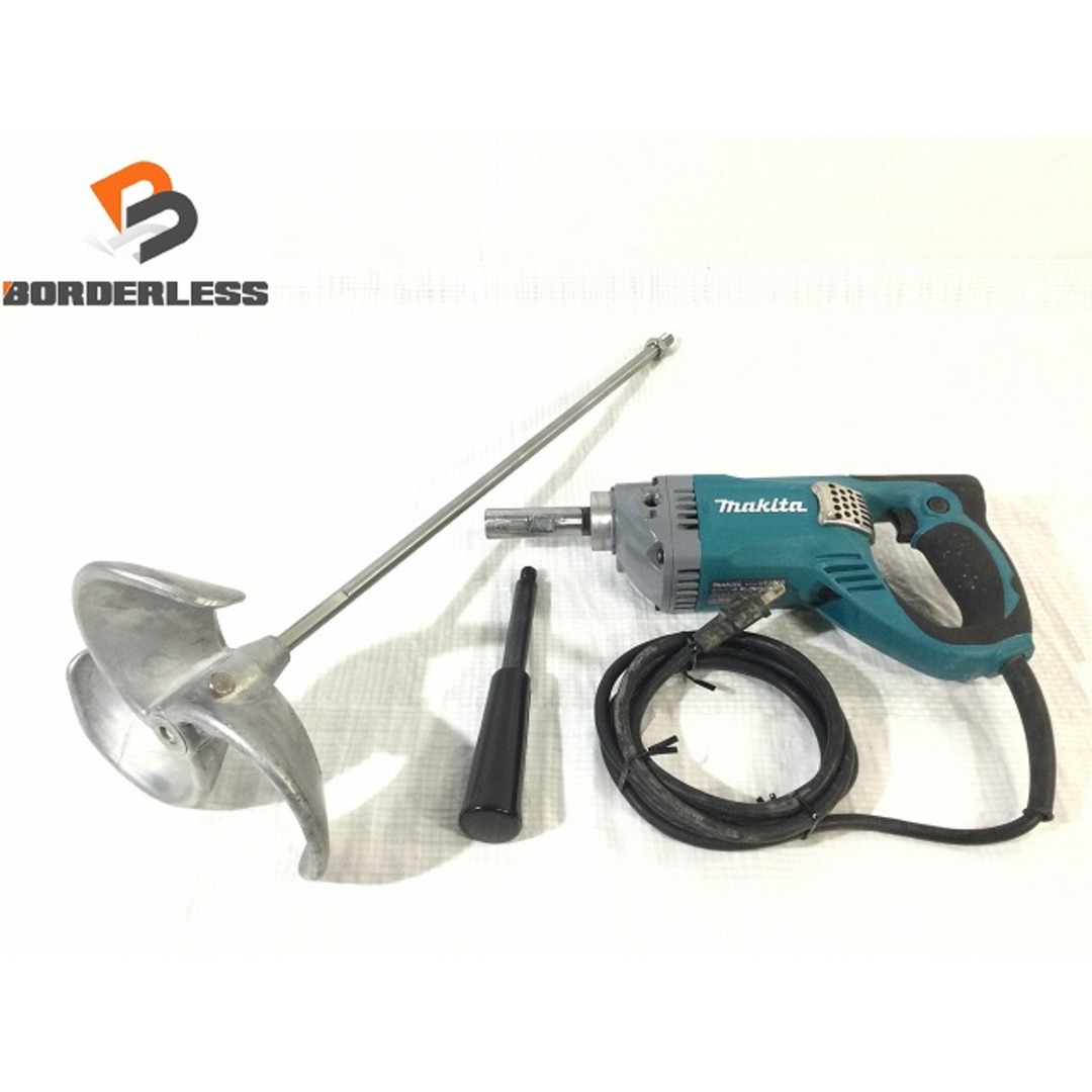 工具☆美品☆ makita マキタ 100V 攪拌機 カクハン機 UT1305 電動工具 ミキサー モルタル 混ぜ 85468