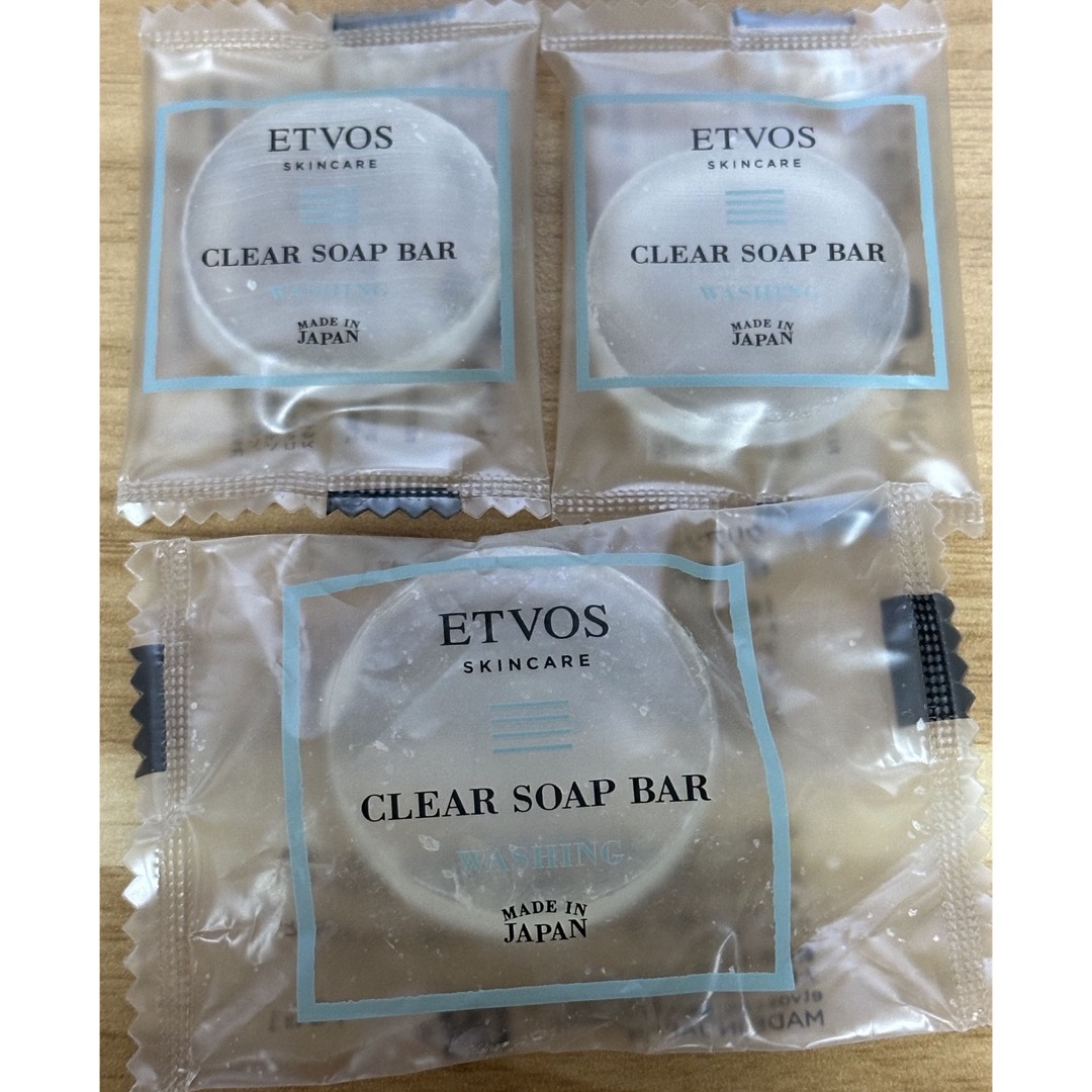ETVOS(エトヴォス)のETVOS クリアソープバー　10+5+5=20g コスメ/美容のスキンケア/基礎化粧品(洗顔料)の商品写真